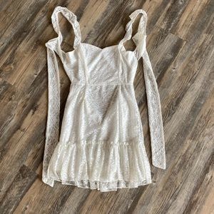 White Lace SHEIN dress